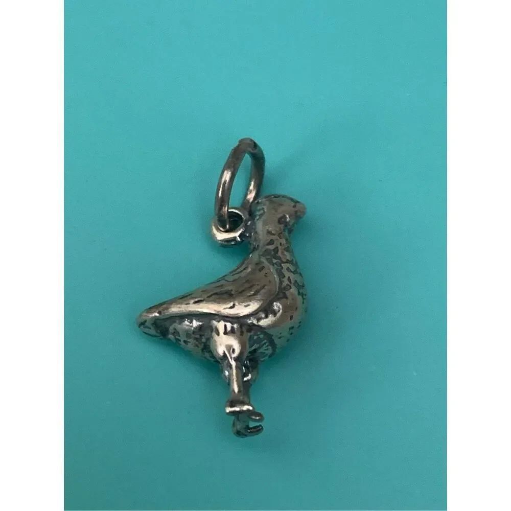 Quail Sterling Silver Jewelry Charm #wildlife